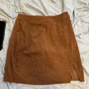 SHEIN Brown Pencil Skirt